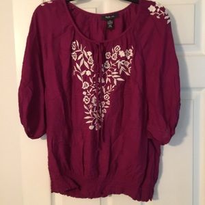 Style & Co Embellished Blouse 🎁